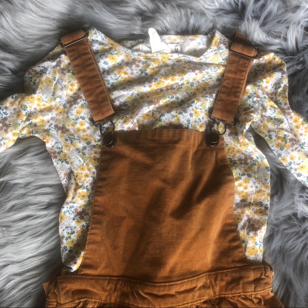 H&M overall skirt dress size 6-8y